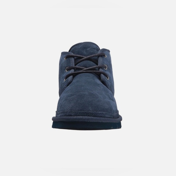 UGG MENS Neumel Navy Blue Suede Boots/shoes - Picture 2 of 4